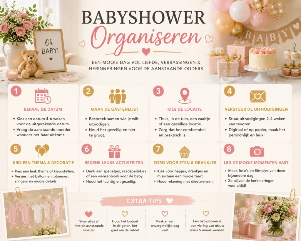 Babyshower Organiseren