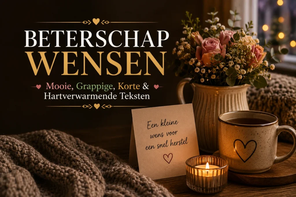 Beterschap Wensen | Mooie, Grappige, Korte & Hartverwarmende Teksten