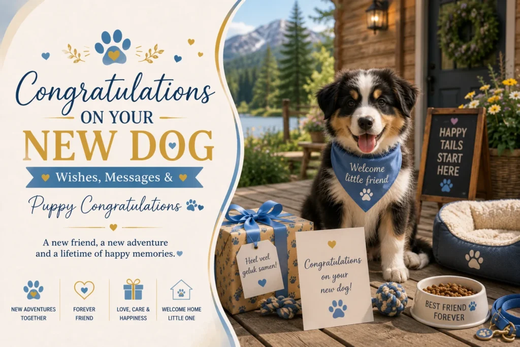 Congratulations on Your New Dog