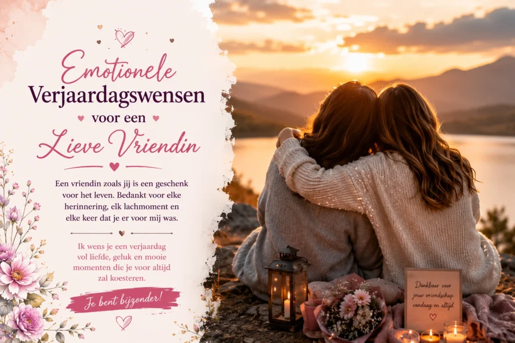 Emotionele Verjaardagswensen voor een Lieve Vriendin