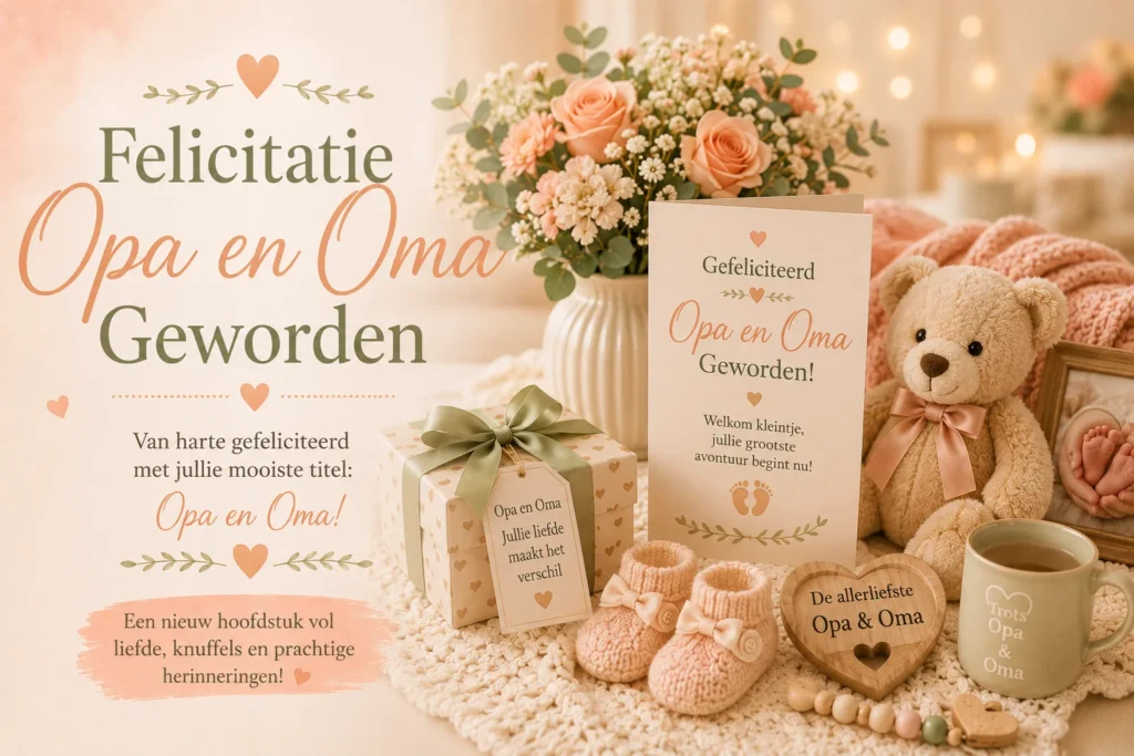 Felicitatie Opa en Oma Geworden
