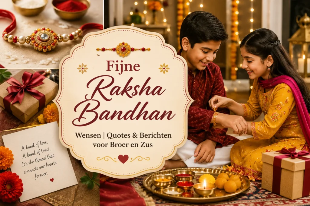 Fijne Raksha Bandhan Wensen | Quotes & Berichten voor Broer en Zus