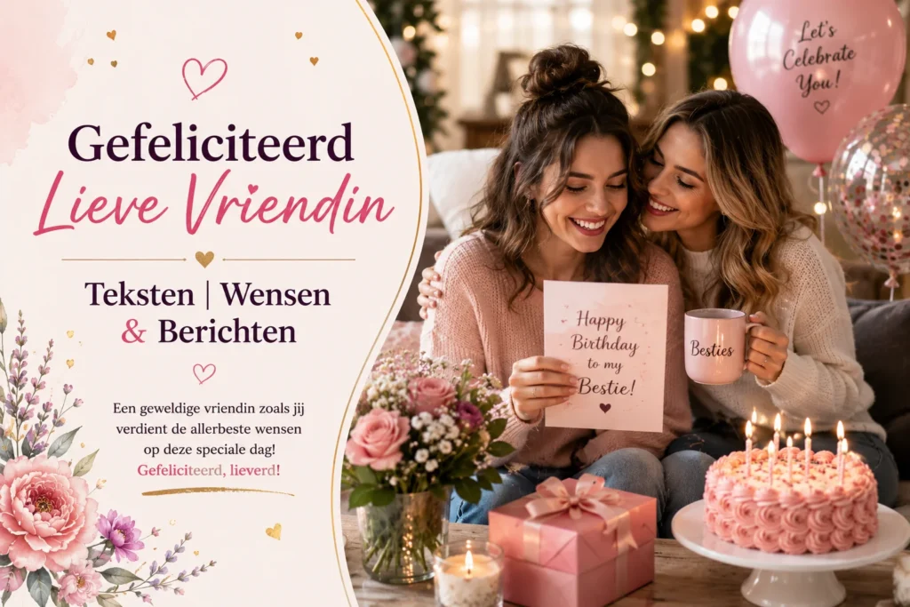 Gefeliciteerd Lieve Vriendin Teksten | Wensen & Berichten