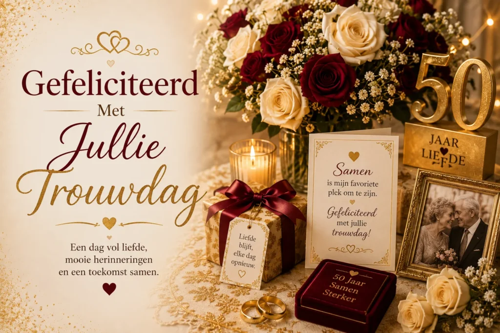 Gefeliciteerd Met Jullie Trouwdag
