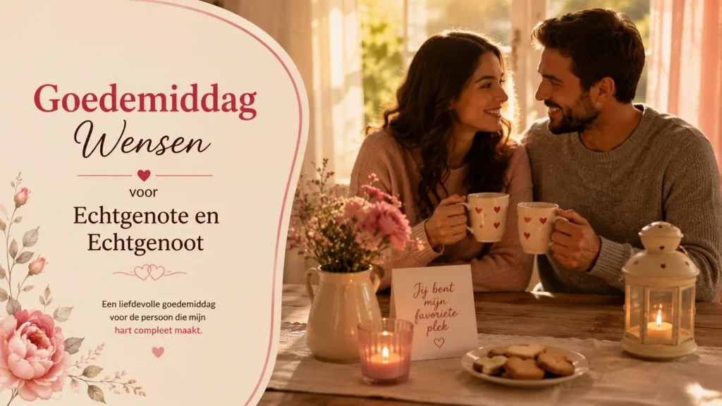 Goedemiddag Wensen voor Echtgenote en Echtgenoot