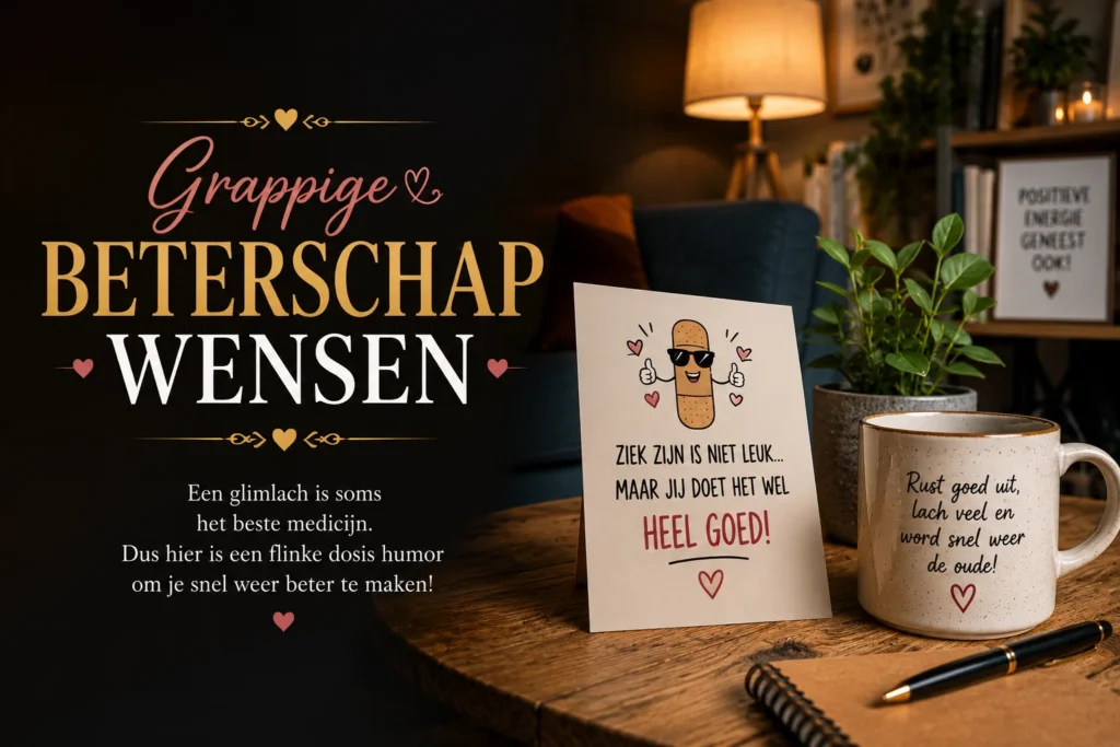 Grappige Beterschap Wensen