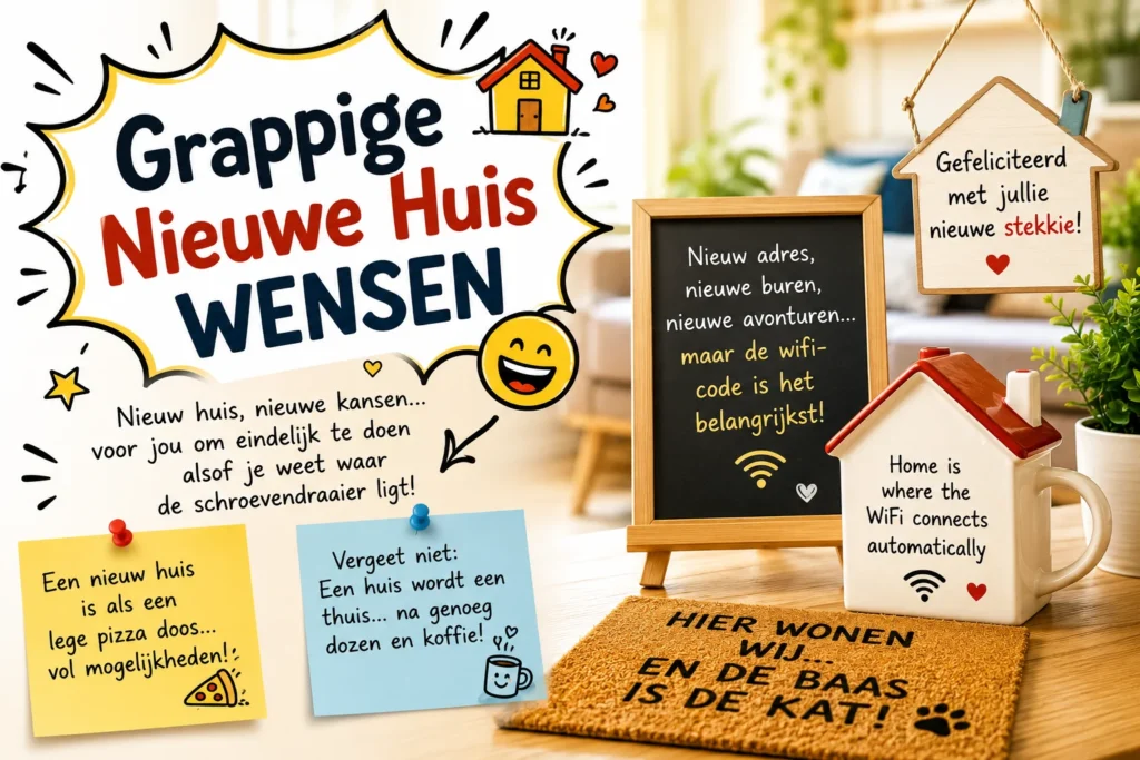 Grappige Nieuwe Huis Wensen