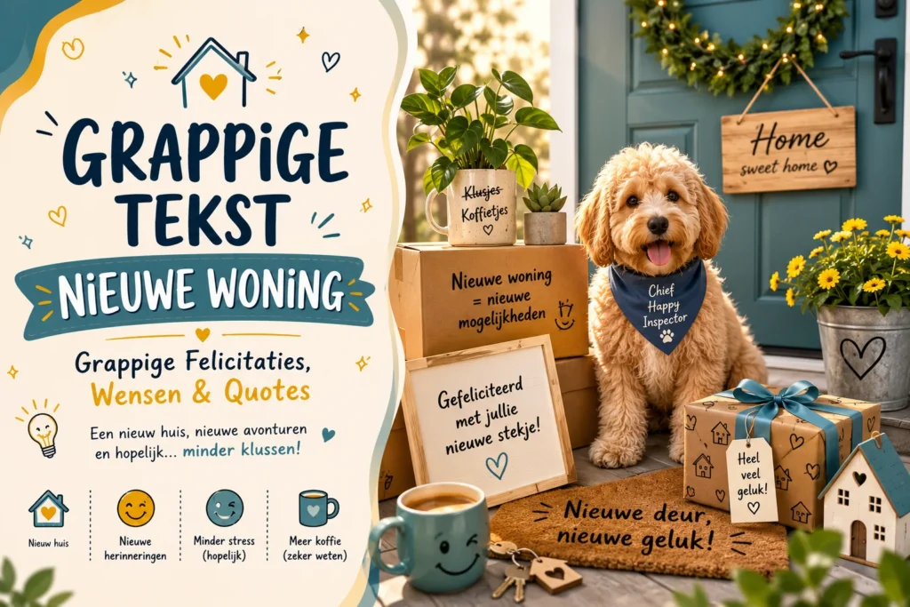 Grappige Tekst Nieuwe Woning | Grappige Felicitaties, Wensen & Quotes
