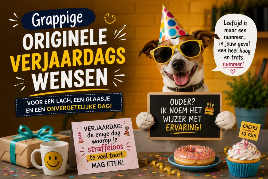 Grappige originele verjaardagswensen