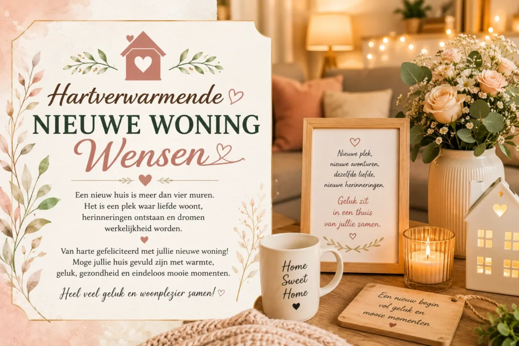 Hartverwarmende Nieuwe Woning Wensen