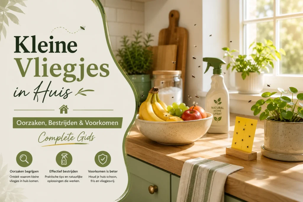 Kleine Vliegjes in Huis | Oorzaken, Bestrijden & Voorkomen (Complete Gids)