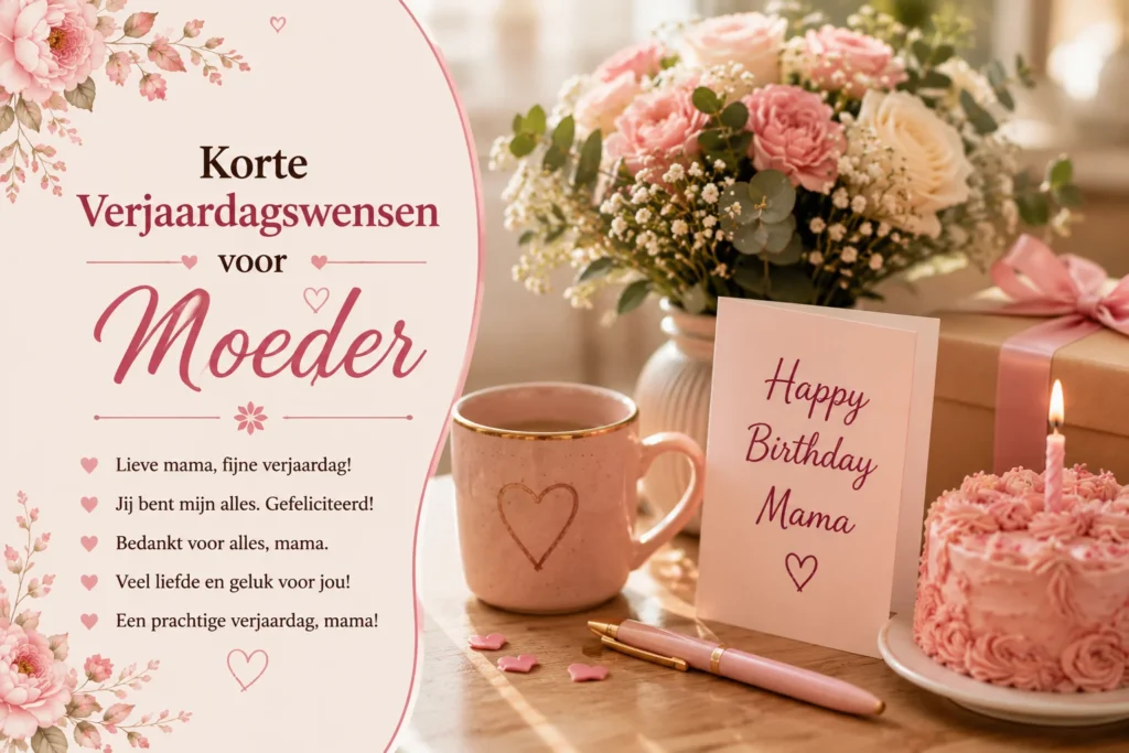 Korte Verjaardagswensen voor Moeder