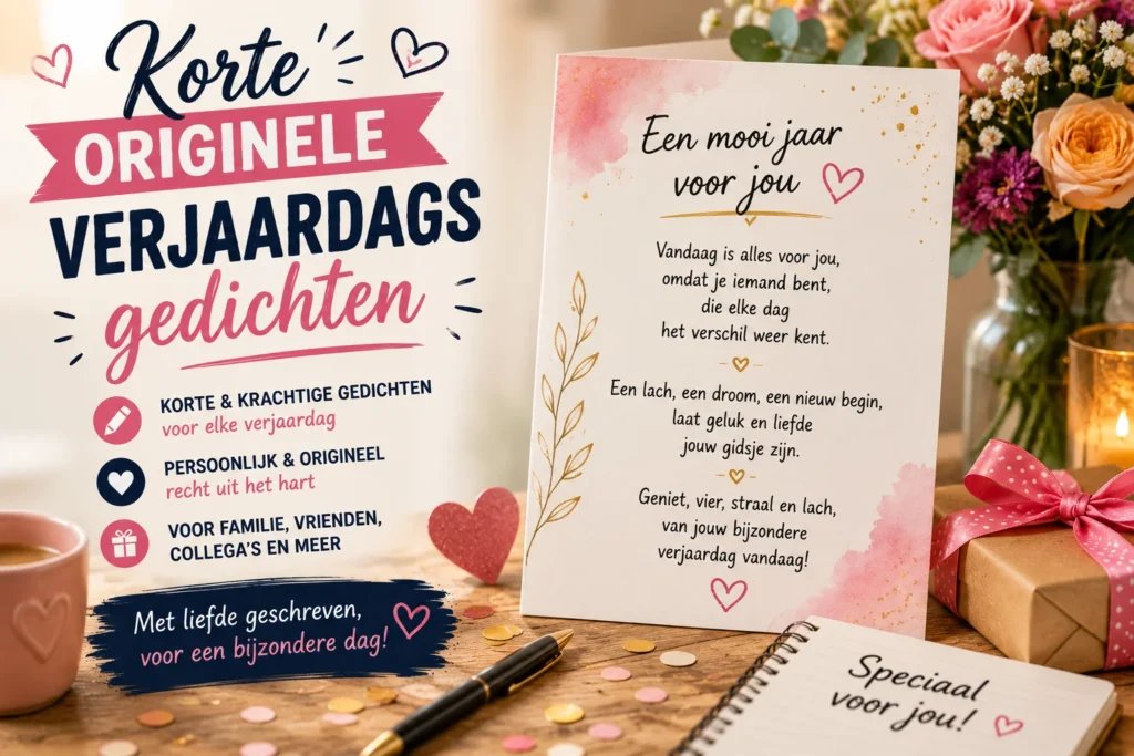Korte originele verjaardagsgedichten
