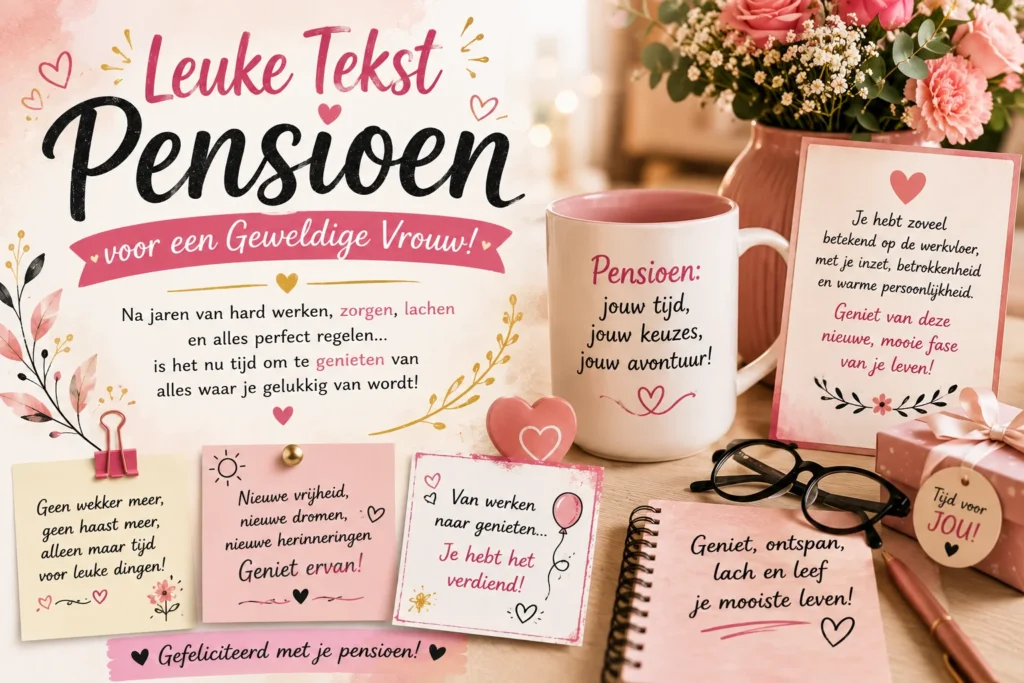 Leuke Tekst Pensioen Vrouw