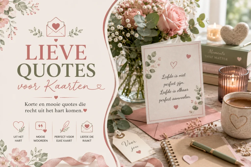Lieve Quotes voor Kaarten