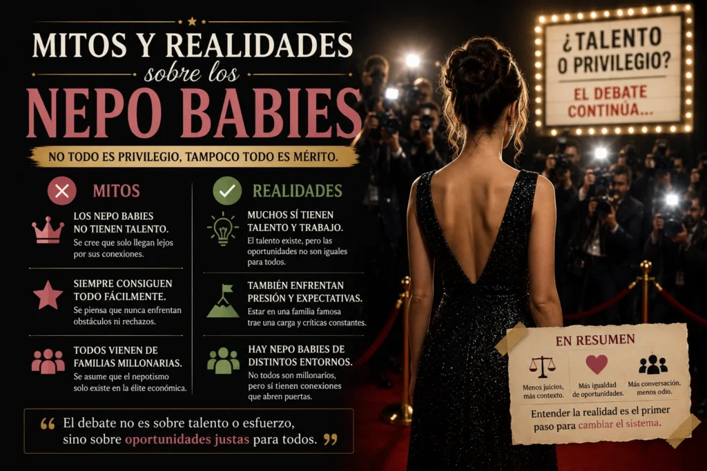 Mitos y Realidades sobre los Nepo Babies