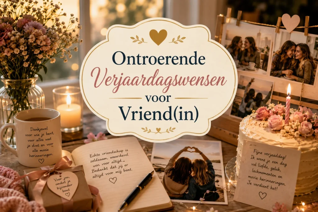Emotioneel hart Ontroerende Verjaardagswensen voor je Beste Vriend(in)