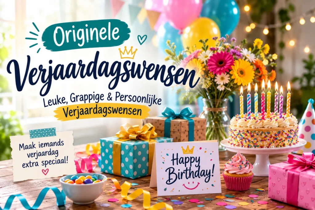 Originele Verjaardagswensen |  Leuke, Grappige & Persoonlijke Verjaardagswensen