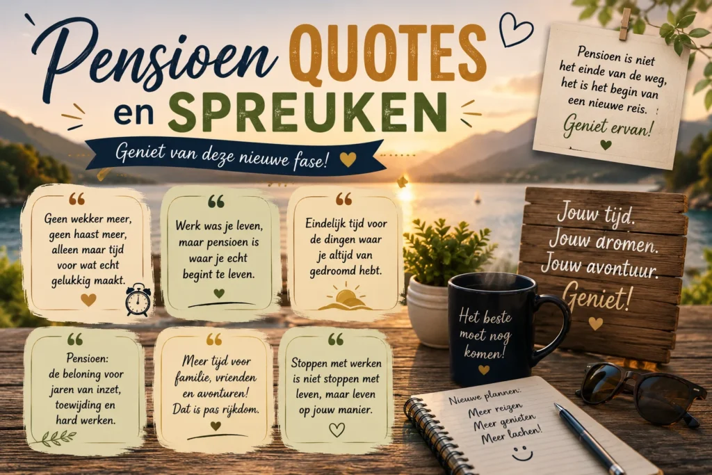 Pensioen Quotes en Spreuken