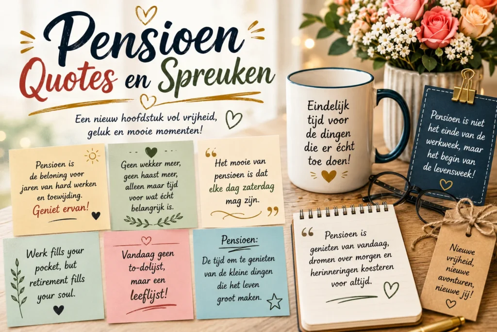 Pensioen Quotes en Spreuken