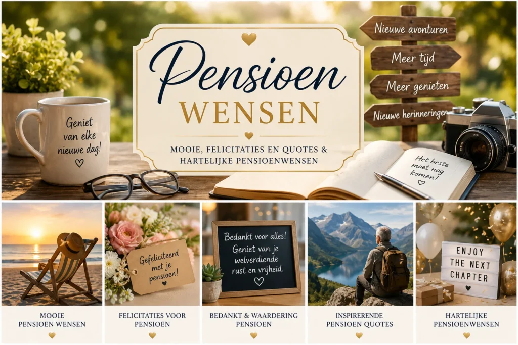 Pensioen Wensen | Mooie, Felicitaties en Quotes & Hartelijke Pensioenwensen