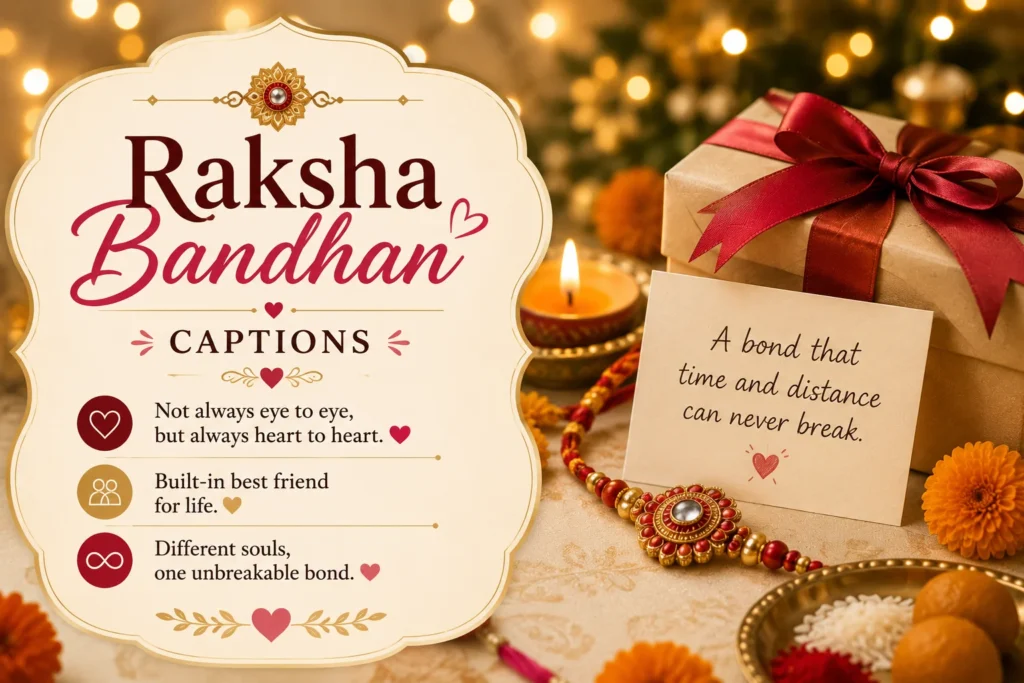 Raksha Bandhan Captions