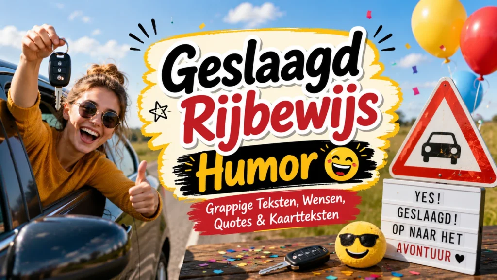 Tekst Geslaagd Rijbewijs Humor