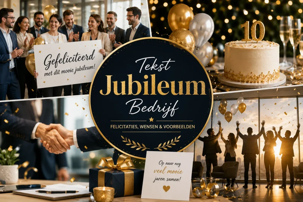 Tekst Jubileum Bedrijf | Felicitaties, Wensen & Voorbeelden