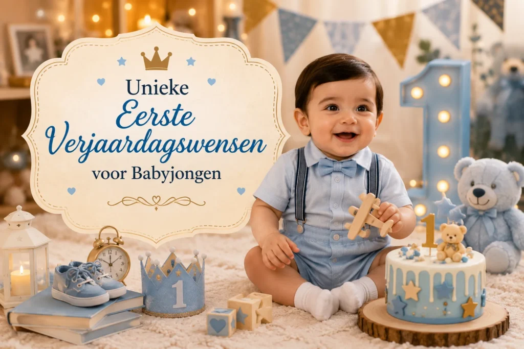 Unieke Eerste Verjaardagswensen voor Babyjongen