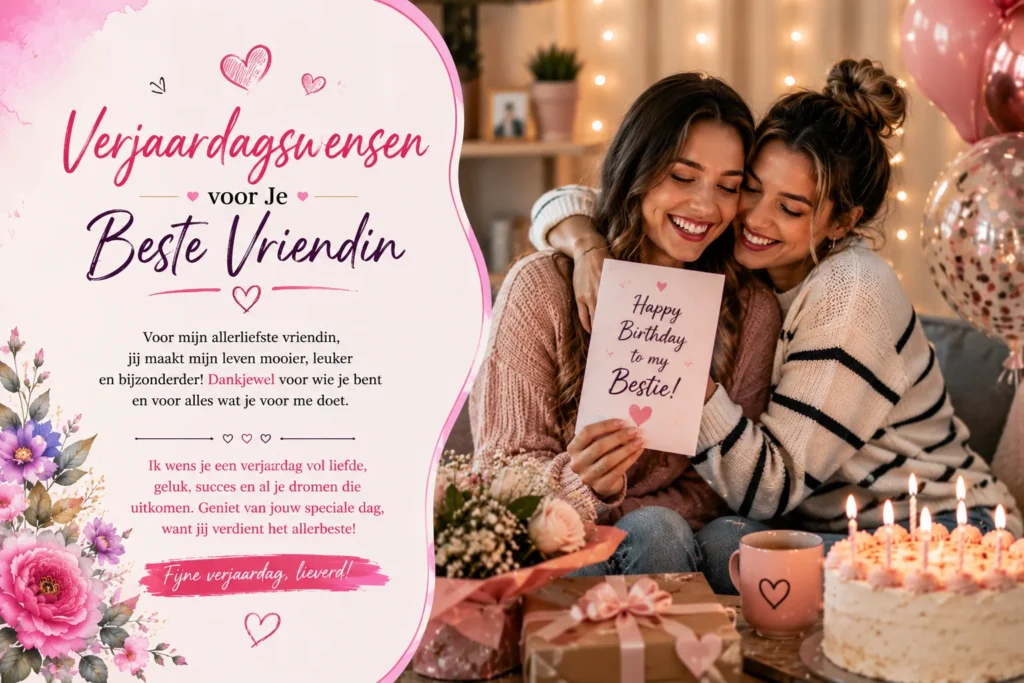 Verjaardagswensen voor Je Beste Vriendin