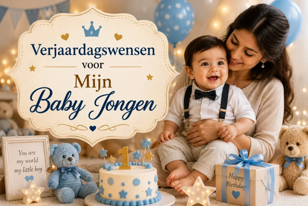 Verjaardagswensen voor Mijn Baby Jongen