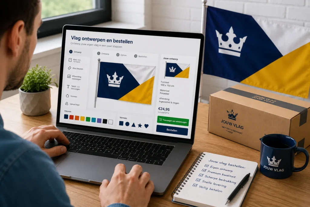 Vlag ontwerpen en bestellen