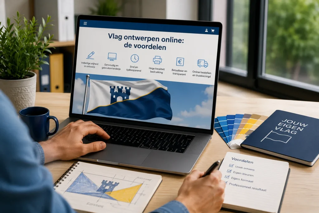 Vlag ontwerpen online: de voordelen