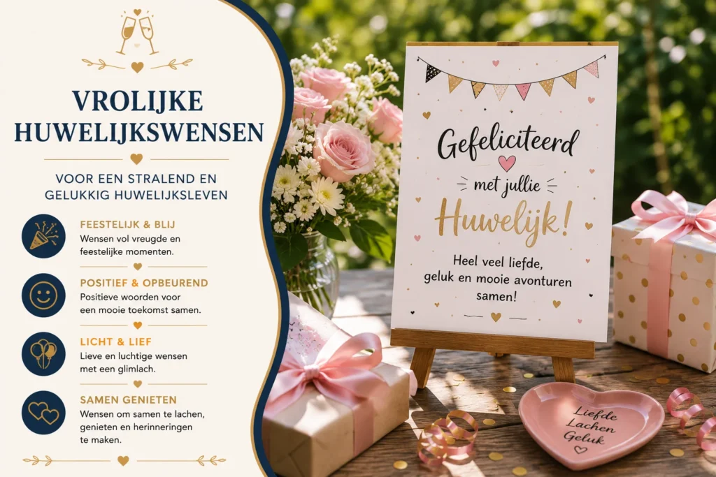 Vrolijke Huwelijkswensen
