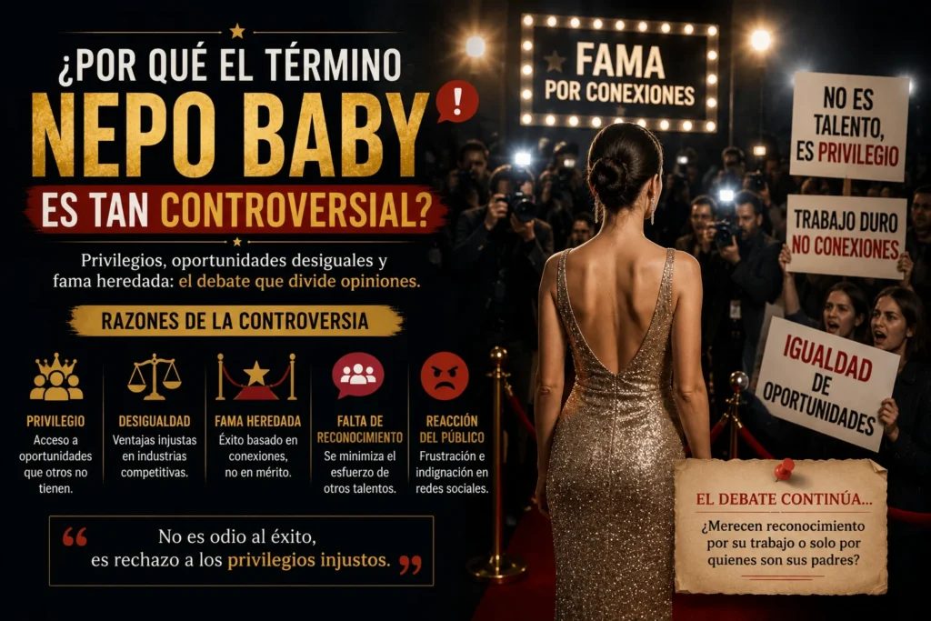 ¿Por qué el término Nepo Baby es tan controversial?