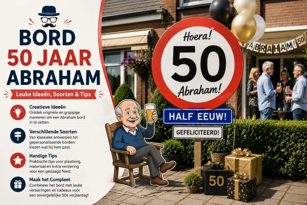 Bord 50 Jaar Abraham | Leuke Ideeën, Soorten & Tips