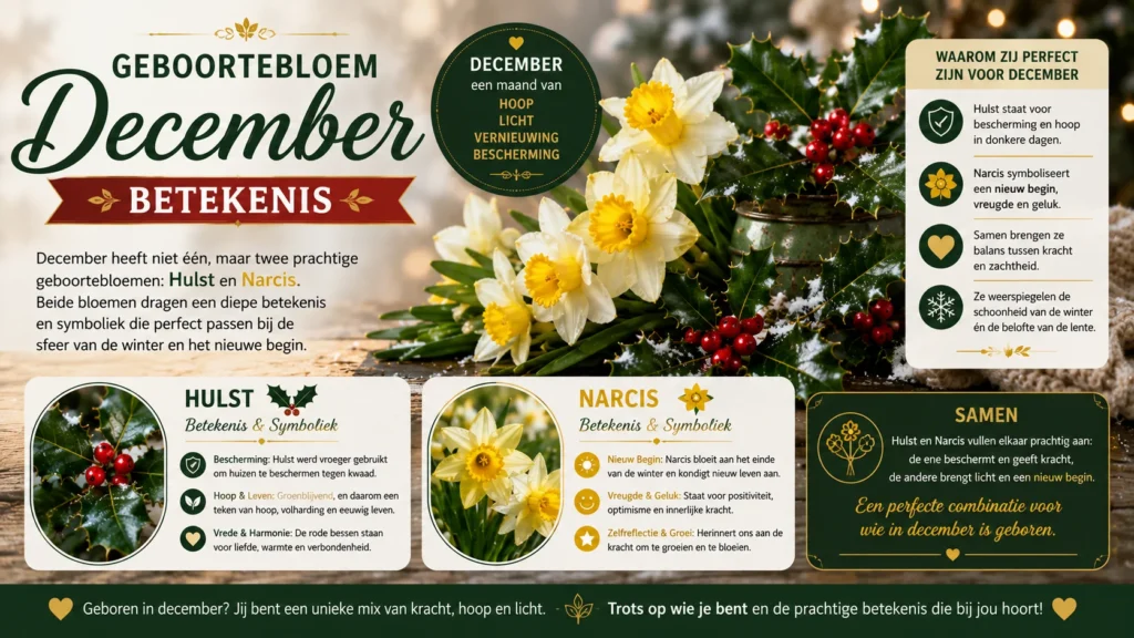 Geboortebloem December Betekenis