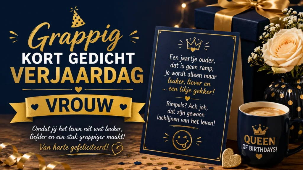  Grappig Kort Gedicht Verjaardag Vrouw
