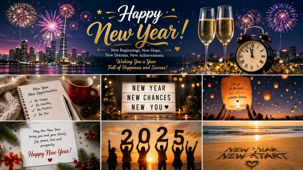 Happy New Year Message| Best Wishes, Greetings & Messages