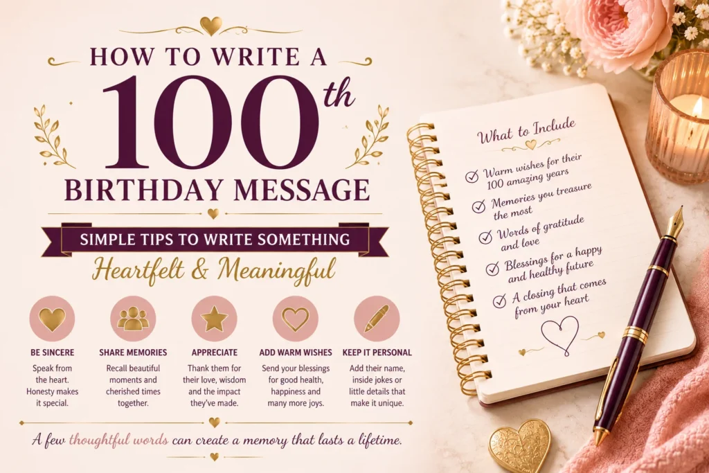 How to Write a 100th Birthday Message