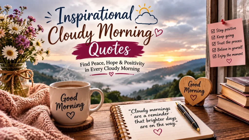 Inspirational Cloudy Morning Quotes