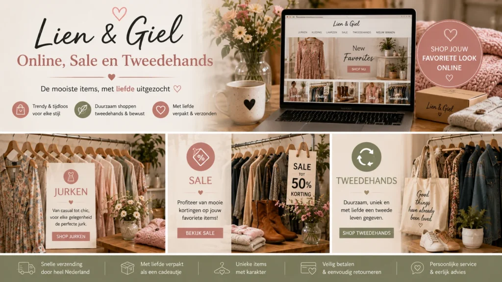 Lien en Giel Online, Sale en Tweedehands