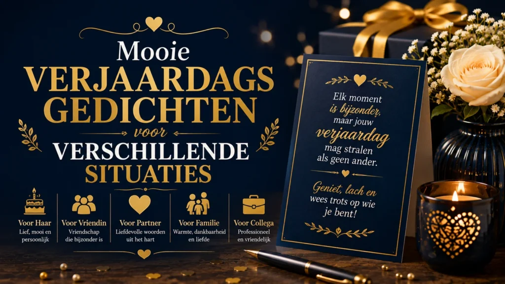  Mooie Verjaardagsgedichten voor Verschillende Situaties