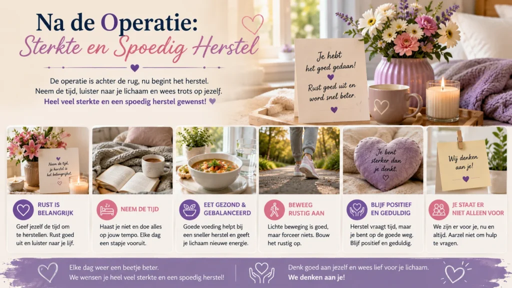 Na de Operatie: Sterkte en Spoedig Herstel