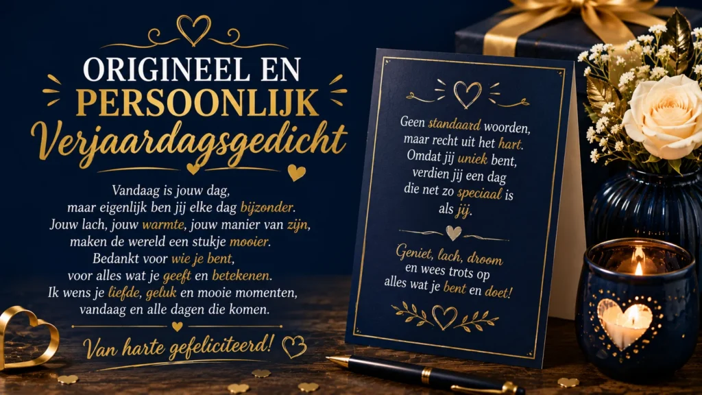  Origineel en Persoonlijk Verjaardagsgedicht