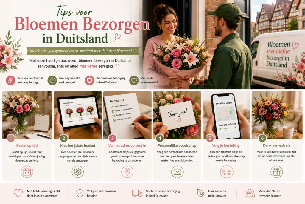Tips voor Bloemen Bezorgen in Duitsland