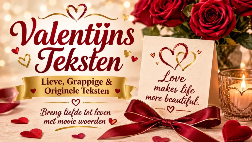 Valentijns Teksten | Lieve, Grappige & Originele Teksten