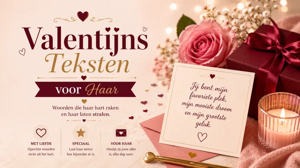  Valentijns Teksten voor Haar
