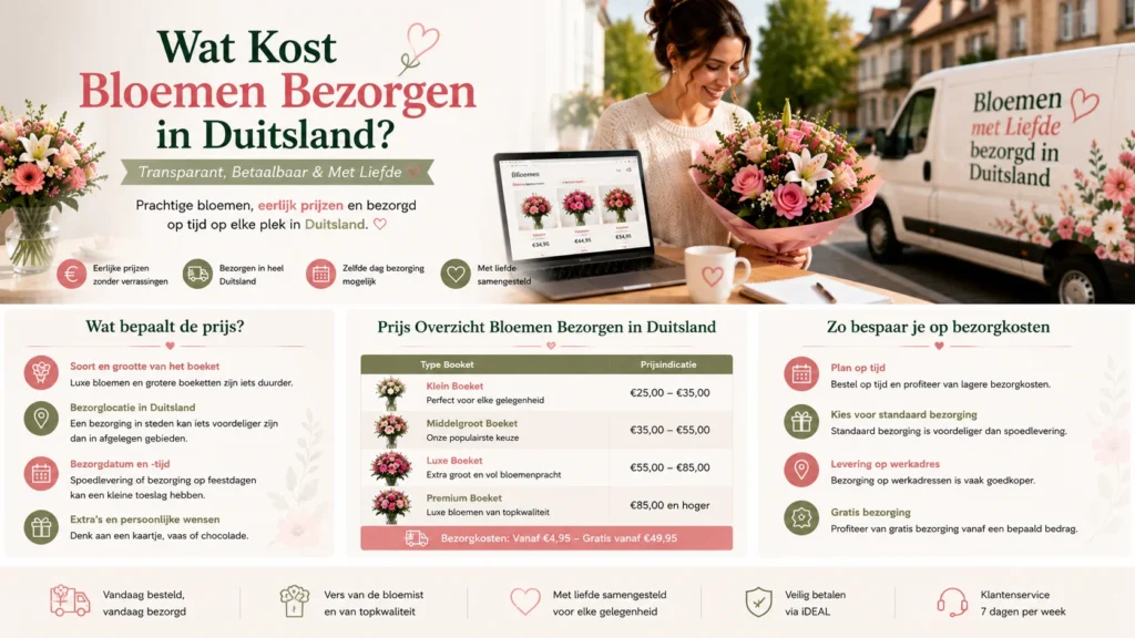 Wat Kost Bloemen Bezorgen in Duitsland?