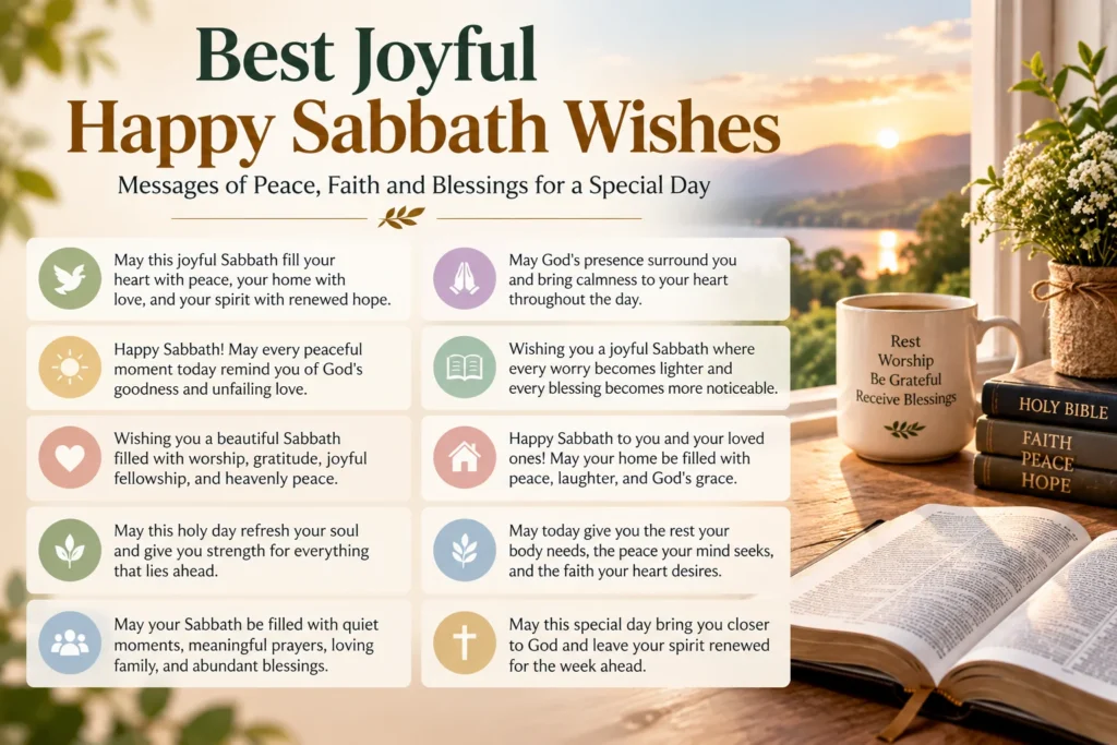 Best Joyful Happy Sabbath Wishes